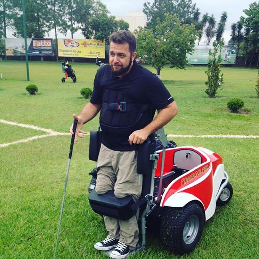 Der erste Powergolfer in Brasilien